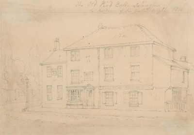 Il vecchio Pied Bull Inn, Islington da Thomas Hosmer Shepherd