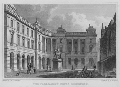 La Casa del Parlamento, Edimburgo da Thomas Hosmer Shepherd