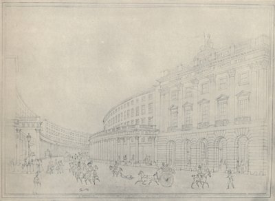 Il Quadrante, Regent Street, 1822 da Thomas Hosmer Shepherd