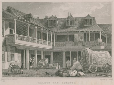 Il Tabard Inn, Southwark da Thomas Hosmer Shepherd