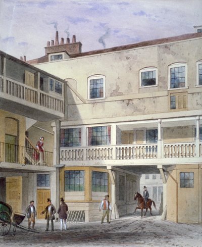The Three Kings Inn a Piccadilly, Westminster, Londra da Thomas Hosmer Shepherd