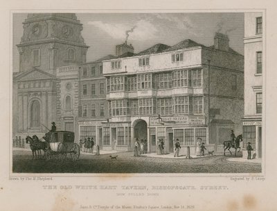 The White Hart, Bishopsgate Street da Thomas Hosmer Shepherd