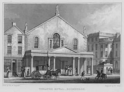 Teatro Reale, Edimburgo da Thomas Hosmer Shepherd