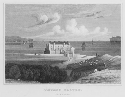 Castello di Thurso, Caithness da Thomas Hosmer Shepherd