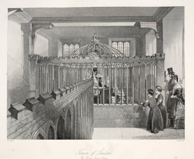 Torre di Londra, la stanza dei gioielli della corona, da 
