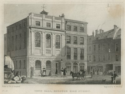 Municipio, Borough High Street da Thomas Hosmer Shepherd