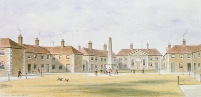 Veduta delle case di carità di Charles Hopton, 1852 da Thomas Hosmer Shepherd