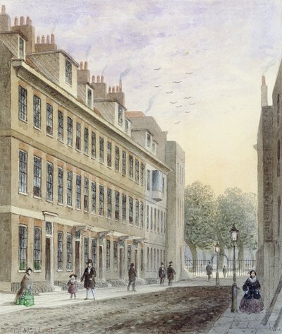 Veduta di Fludyer Street, verso St. James