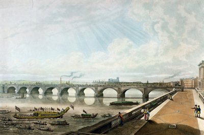 Vista del ponte di Waterloo dall