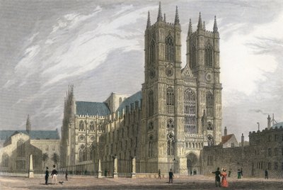 Abbazia di Westminster, Facciata Ovest da Thomas Hosmer Shepherd