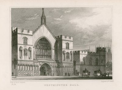 Westminster Hall da Thomas Hosmer Shepherd
