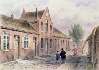 Case di carità di Witcher a Tothill Fields, 1850 da Thomas Hosmer Shepherd