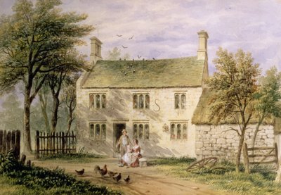 Woolsthorpe, Grantham, luogo di nascita di Isaac Newton da Thomas Hosmer Shepherd