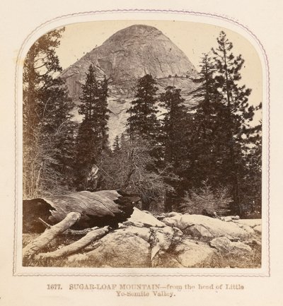 Il Monte Pan di Zucchero - dalla testa della Little Yo-Semite Valley da Thomas Houseworth