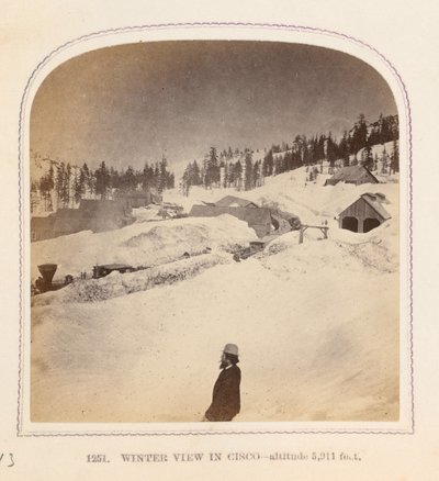 Vista invernale a Cisco da Thomas Houseworth