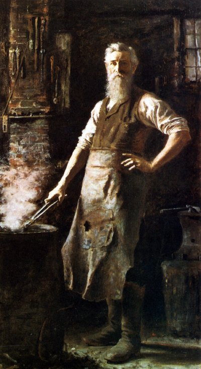 Il fabbro del villaggio da Thomas Hovenden