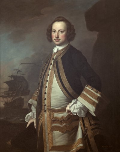 Sir George Pocock (1706-92) 1760 da Thomas Hudson