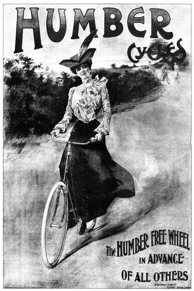Pubblicità per Humber Cycles, 1902-1903 da Thomas Humber