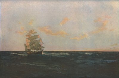 Un uomo in mare da Thomas J Somerscales