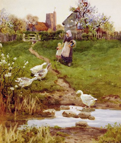 Ritorno a casa, 1894 da Thomas James Lloyd