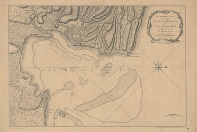 Pianta autentica della città e del porto di Cap-François, nell