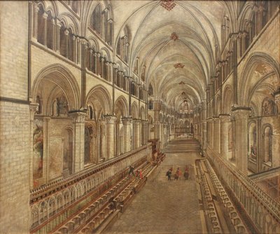 Il coro della Cattedrale di Canterbury, guardando a est da Thomas Johnson