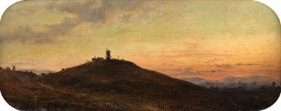 Mulino a vento al tramonto da Thomas Jr. Whittle