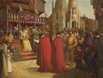 Visita della Regina Elisabetta I a Bristol da Thomas Kingston