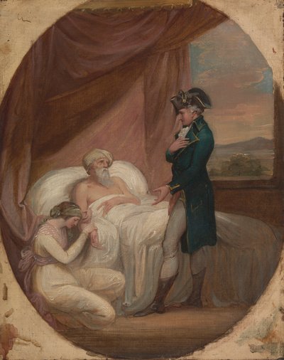 Il bramino che affida sua figlia Coraly alle cure di Blandford da Thomas Kirk