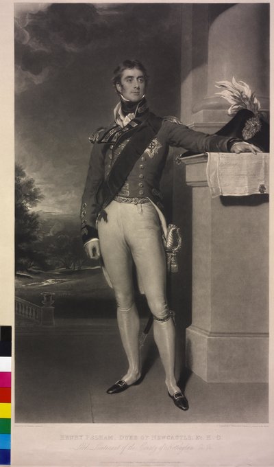 4° Duca di Newcastle-under-Lyne Pelham-Clinton da Thomas Lawrence