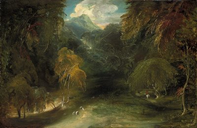 Una vista di Dovedale verso Thorpe Cloud da Thomas Lawrence