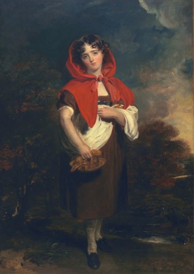 Emily Anderson: Cappuccetto Rosso, c.1821 da Thomas Lawrence