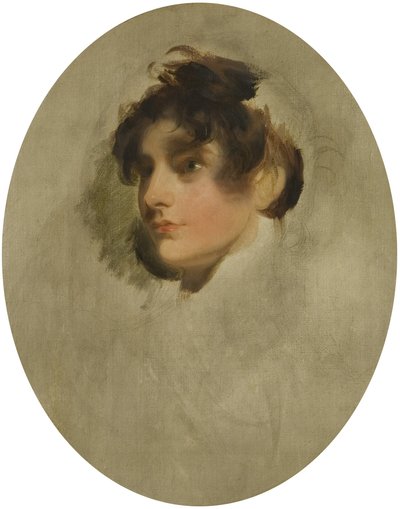 Testa di una giovane donna, c.1800-05 da Thomas Lawrence