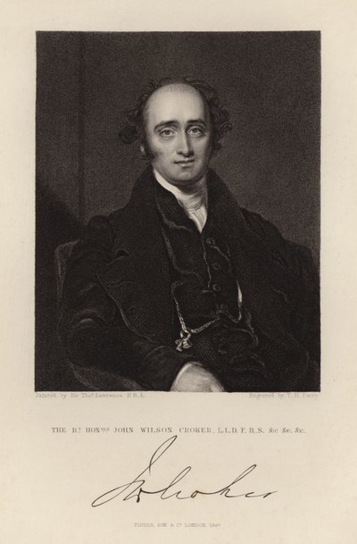 John Wilson Croker da Thomas Lawrence