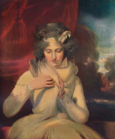 Miss Georgina Lennox, poi Contessa Bathurst, 1765-1842, c. 1800 da Thomas Lawrence