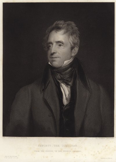 Ritratto di John Fawcett da Thomas Lawrence