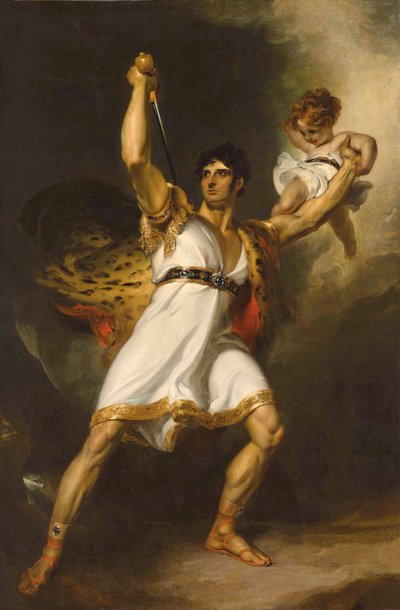Ritratto di John Philip Kemble (1757-1823), a figura intera, come Rolla da Pizarro di Sheridan da Thomas Lawrence