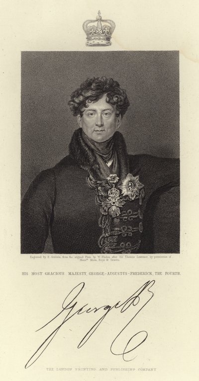 Ritratto di Re Giorgio IV da Thomas Lawrence