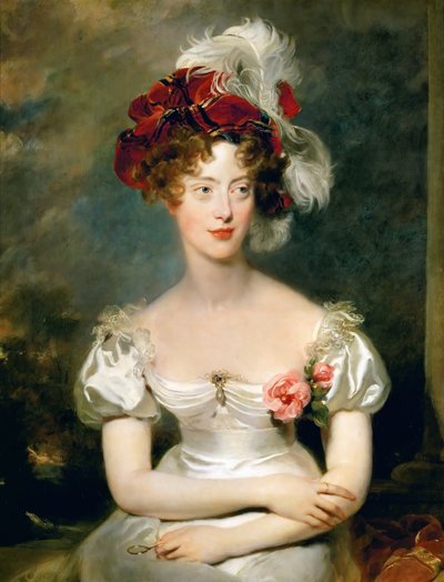 Principessa Carolina di Napoli e Sicilia 1798-1870, Duchessa di Berry da Thomas Lawrence