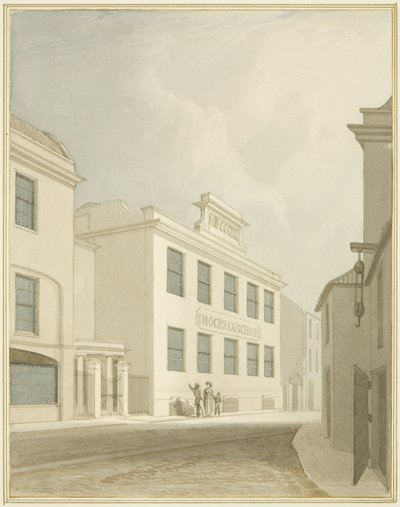 Scuole Diocesane, Via Nelson da Thomas Leeson the Elder Rowbotham
