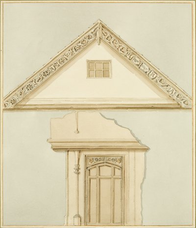 Porta e tavole di Robert Adams da Thomas Leeson the Elder Rowbotham