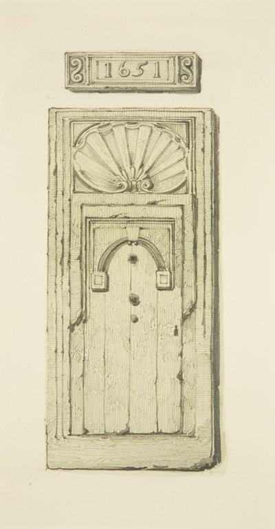 Metà del grande portale del 