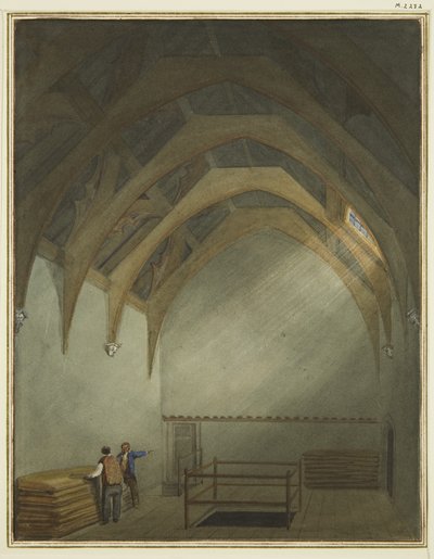 Sala nella casa del signor Attwood, adiacente alla Back Hall da Thomas Leeson the Elder Rowbotham