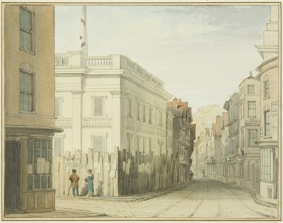 Guardando giù Broad Street con la nuova Council House da Thomas Leeson the Elder Rowbotham