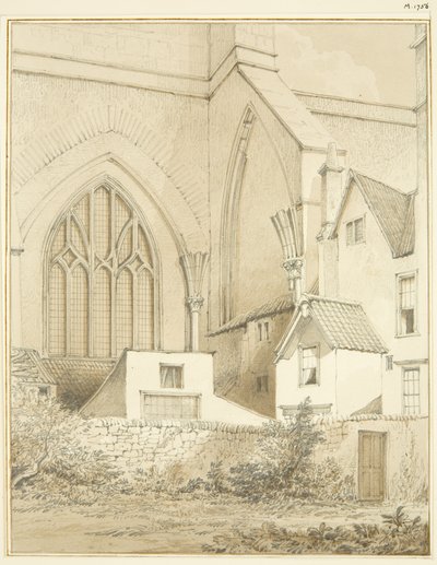 Angolo nord-ovest della Cattedrale di Bristol da Thomas Leeson the Elder Rowbotham