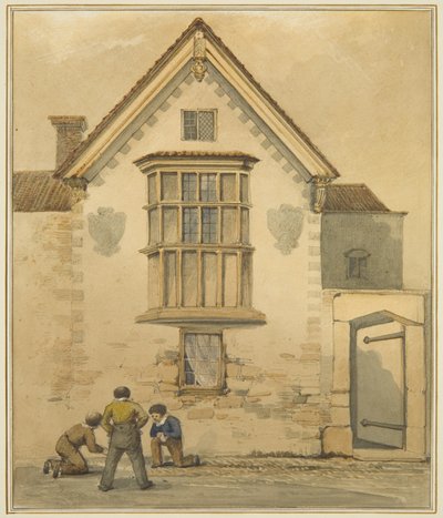 Vecchia casa, chiamata il Palazzo, in Pile Street da Thomas Leeson the Elder Rowbotham