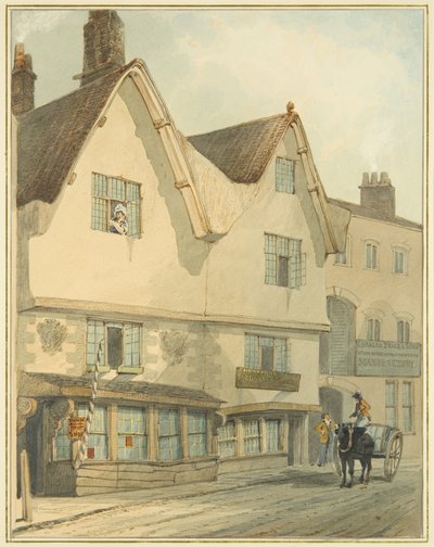 Vecchia casa in Thomas Street da Thomas Leeson the Elder Rowbotham