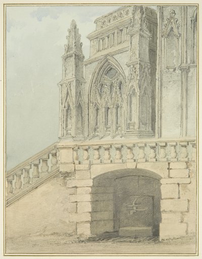 Condotto di Redcliffe e parte del portico nord da Thomas Leeson the Elder Rowbotham