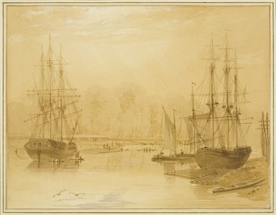 Ropewalk a Wapping, West Indiaman 