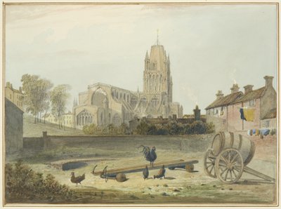 Chiesa di St Mary Redcliffe da nord-est da Thomas Leeson the Elder Rowbotham